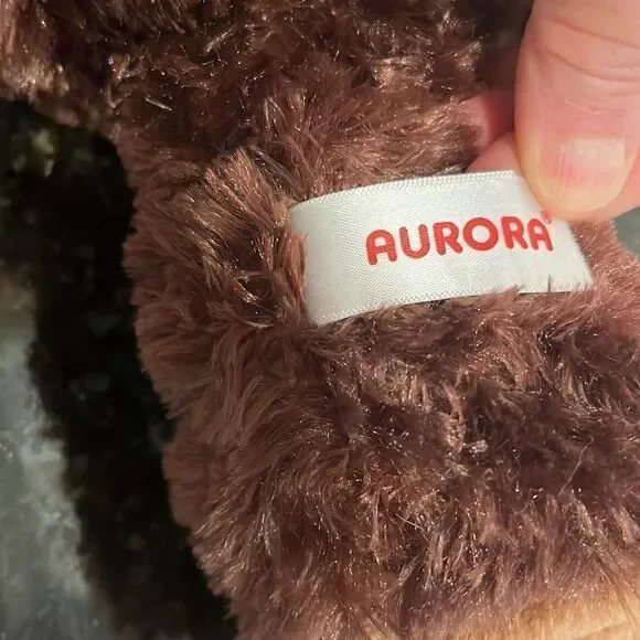 Aurora Teddy Bear Bonnie Brown Plush Stuffed Animal Toy 12” 2021 Soft Cuddly - Picture 8 of 9